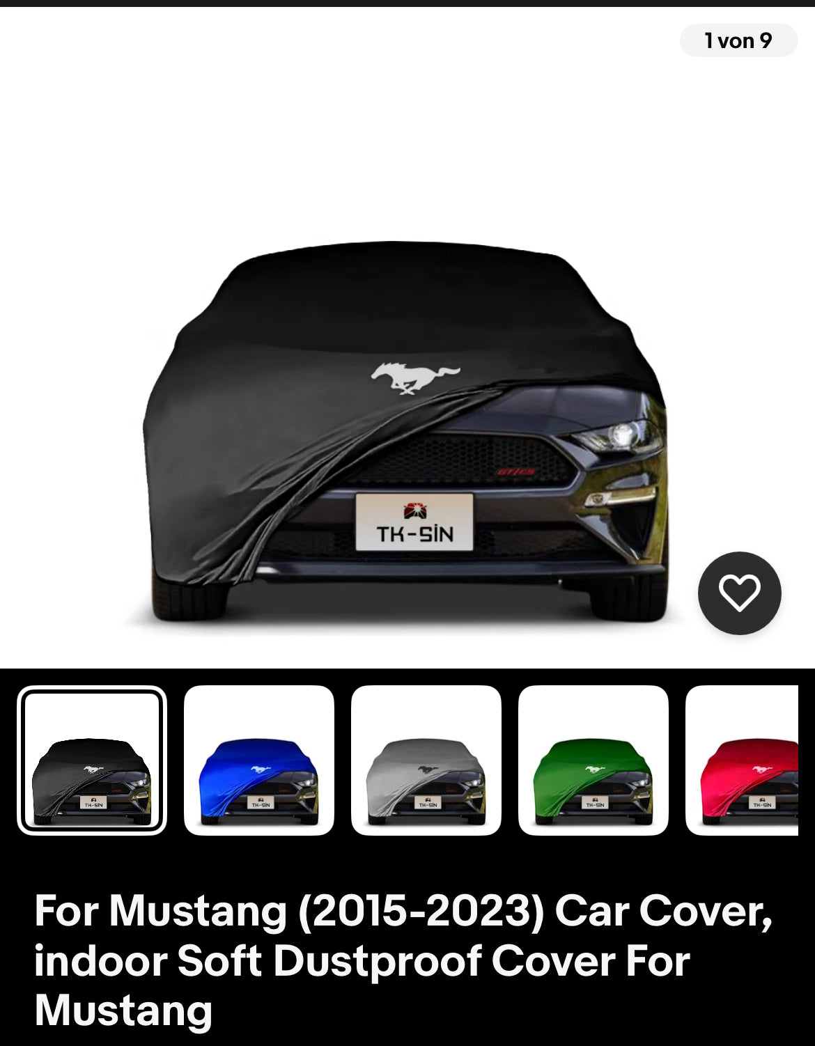 For Mustang Car Cover - indoor  All versions Custom Fit