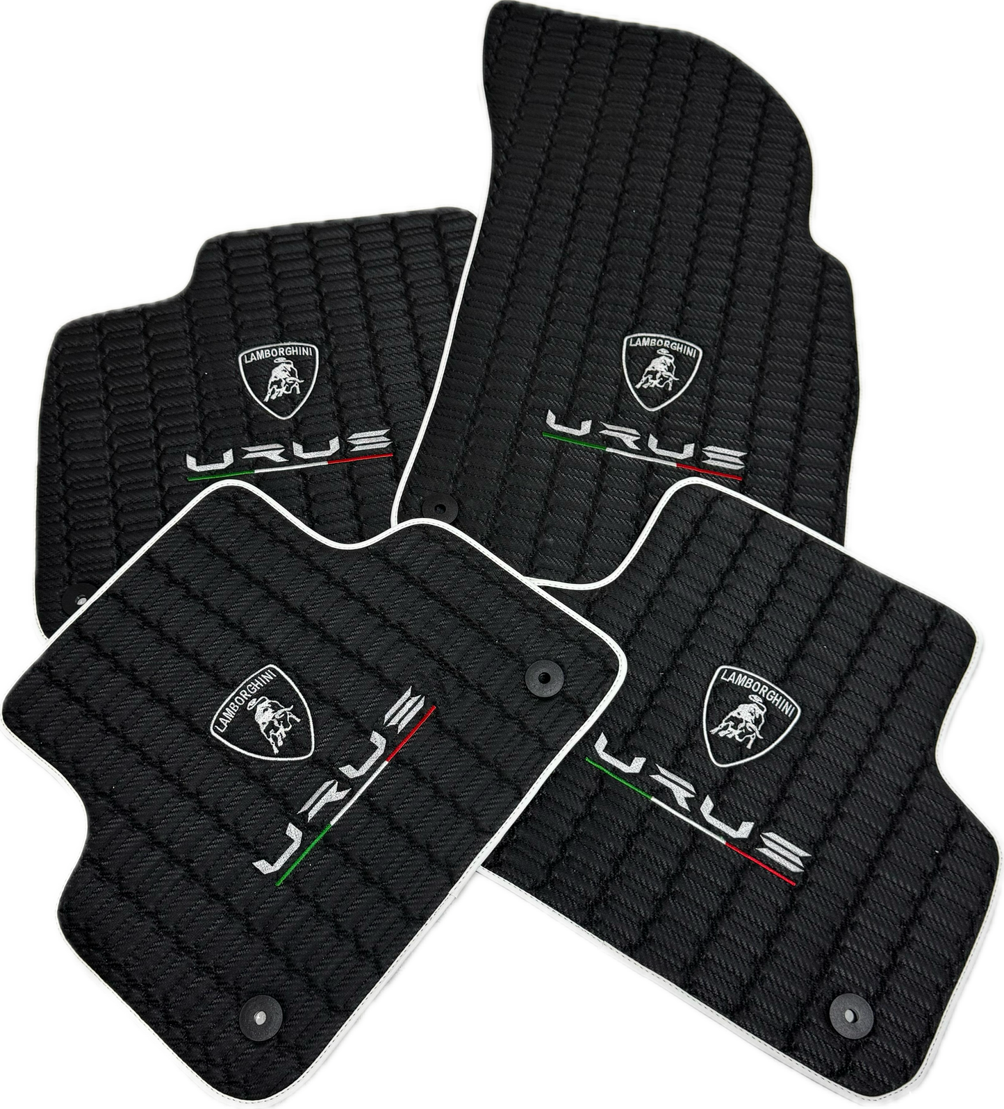 Leather Floor Mats For Lamborghini Urus, For Urus Leather Floor Mats