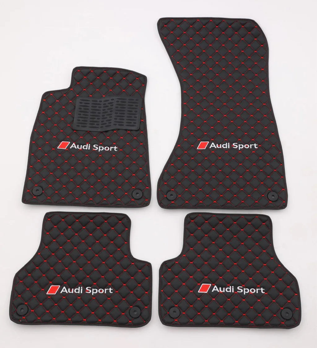 Leather Floor Mats For Audi, For Audi Leather Floor Mats Custom Fit