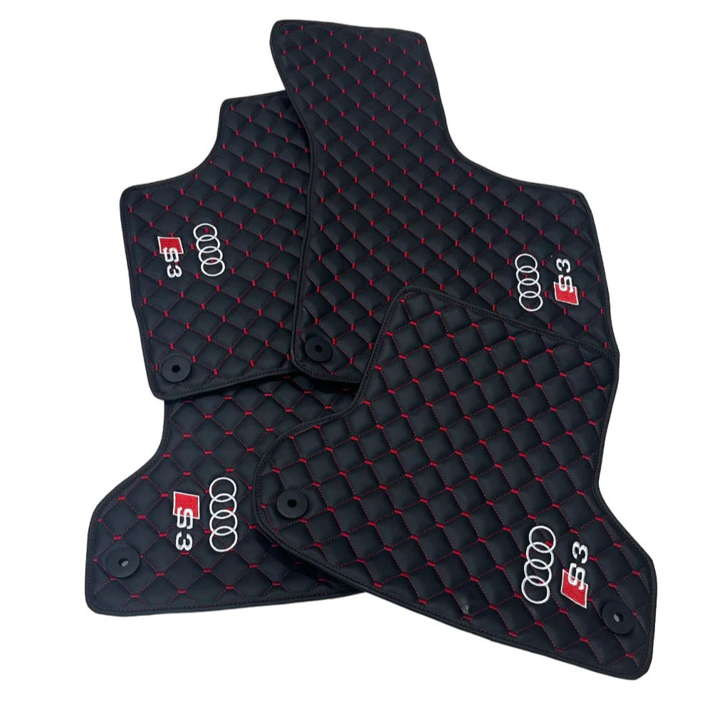 Leather Floor Mats For Audi, For Audi Leather Floor Mats Custom Fit