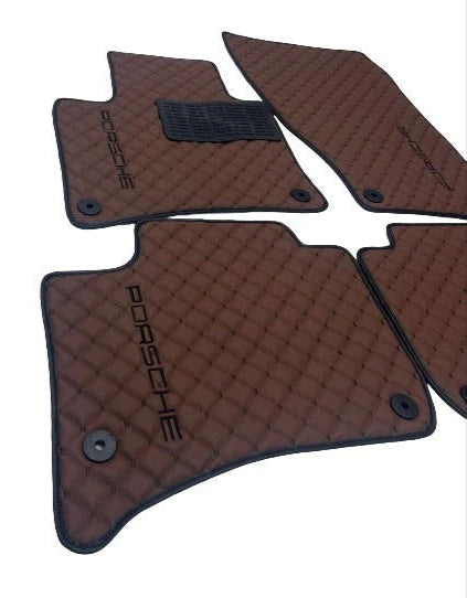 Leather Floor Mats For Porsche, For Porsche Leather Floor Mats Custom Fit