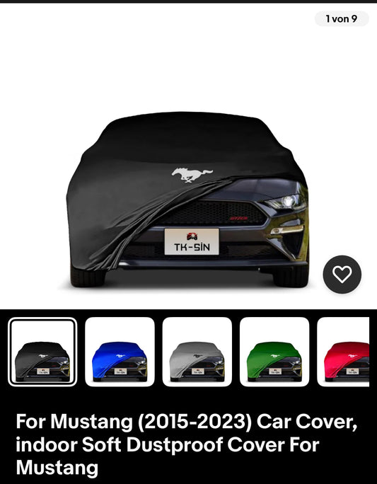 For Mustang Car Cover - indoor  All versions Custom Fit