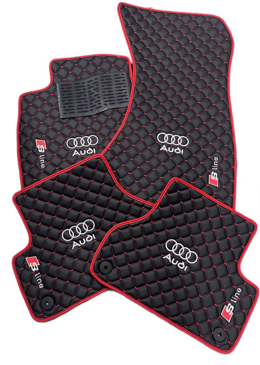 Leather Floor Mats For Audi, For Audi Leather Floor Mats Custom Fit