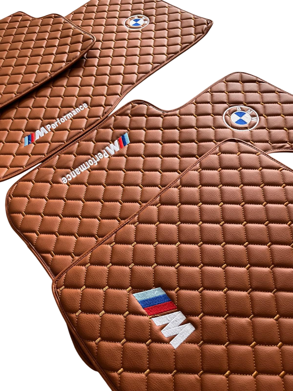 Leather Floor Mats For BMW, For BMW M3 M4 M5 Leather Floor Mats