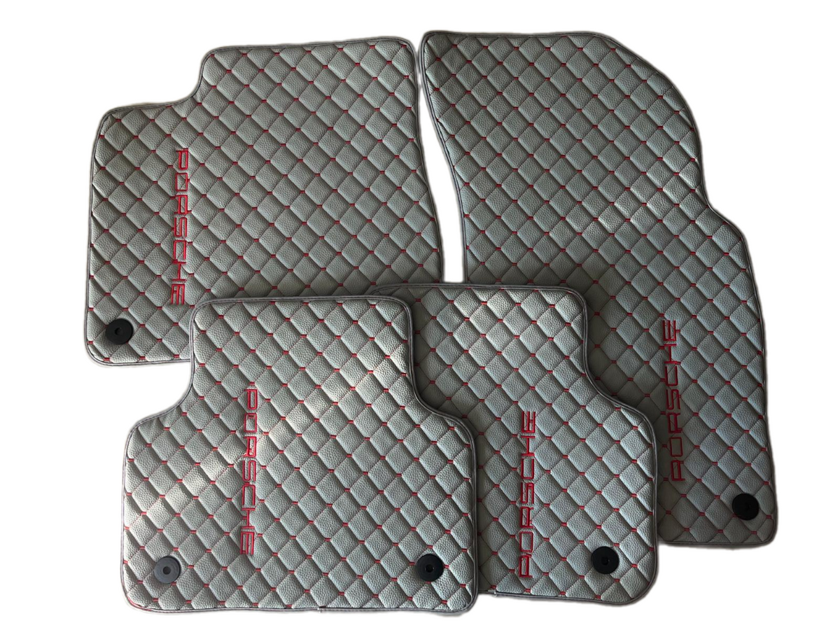 Leather Floor Mats For Porsche, For Porsche Leather Floor Mats Custom Fit